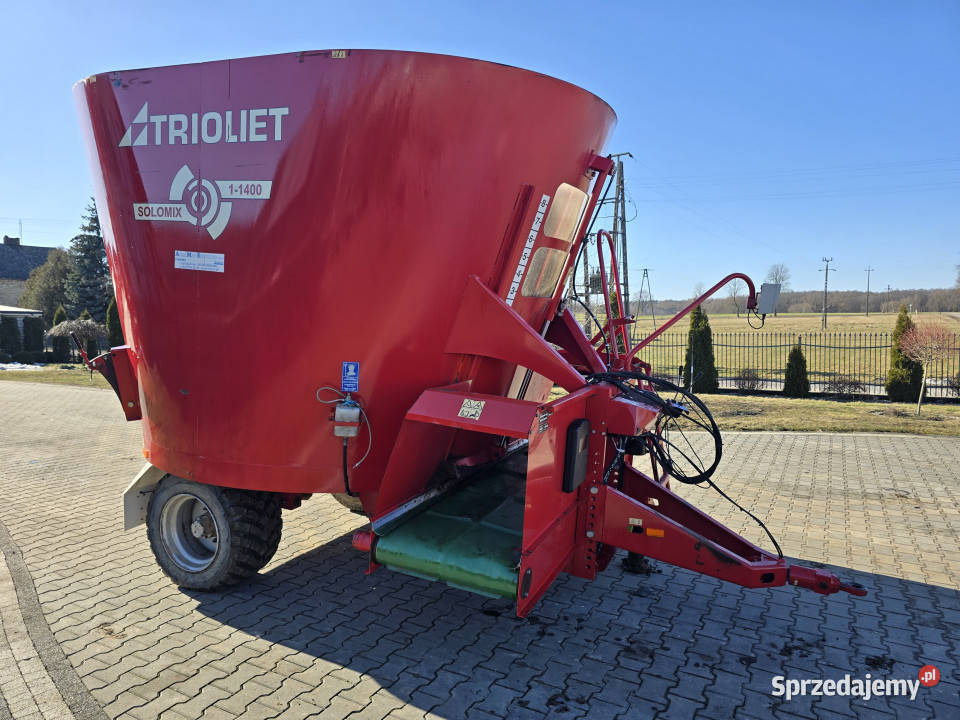 Wóz paszowy TRIOLIET SOLOMIX 11400 VLH 14 m3 podlaskie Baliki