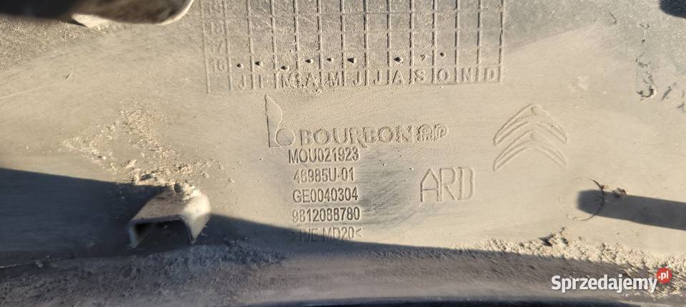 LISTWA NAKŁADKA BŁOTNIKA CITROEN C3 PRAWY TYŁ sprzedam