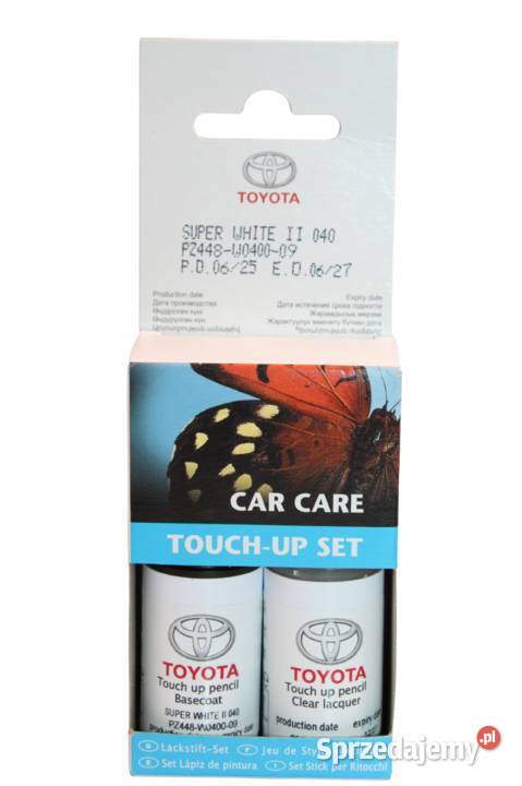 TOYOTA Lakier zaprawka 040 Super White Kąty Wrocławskie