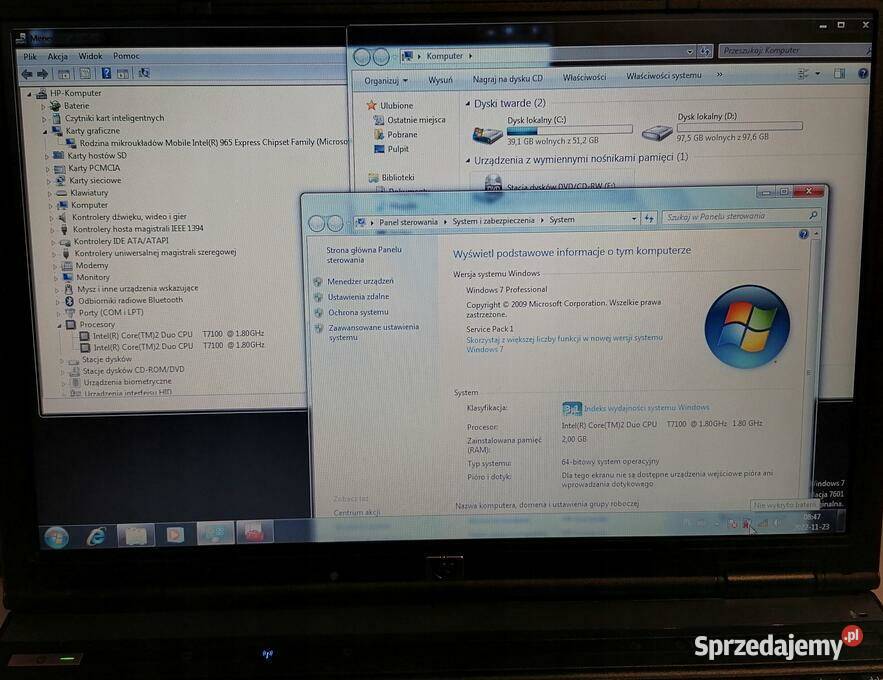 Laptop HP Compaq nx6310 2GB Celeron 430 160GB HP/Compaq