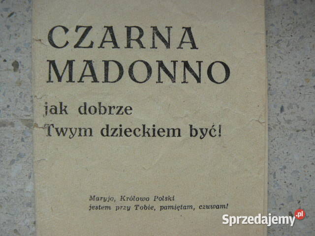 Czarna Madonno Rzeszów sprzedam