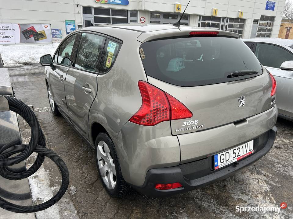 Peugeot 3008 16HDi 2009r Oszczędny dużym Rok produkcji 2009 Gdańsk