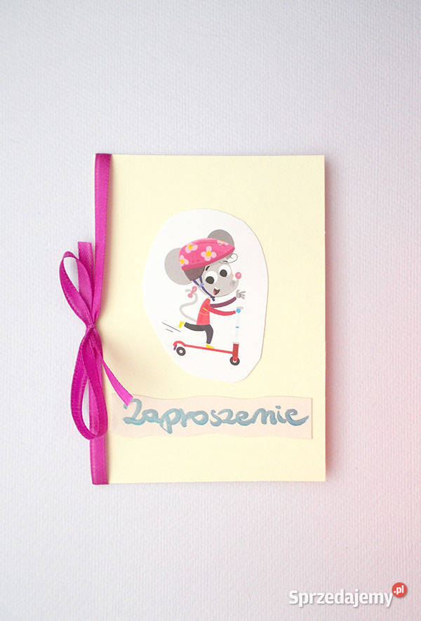c6 zaproszenia dziewczynki myszka zaproszenia Toruń