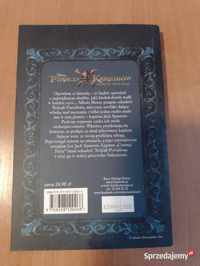 Książka Piraci z Karaibów Zemsta Salazara Piła