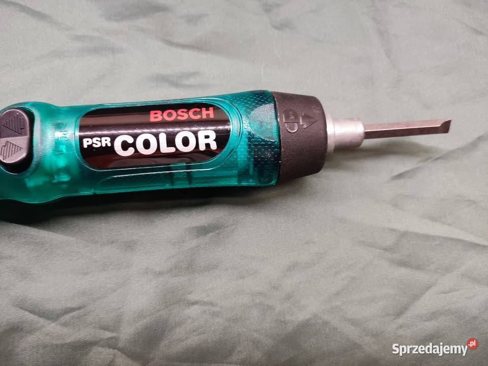 Wkrętarka akumulatorowa Bosch PSR Color Głuchołazy