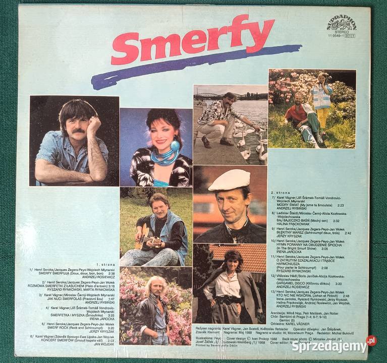 Smerfy płyta winylowa winyl 1988 płyta winylowa Zbylitowska Góra