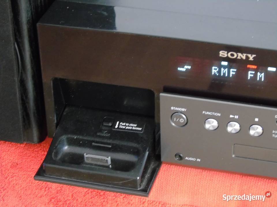 Wieża Sony USB mp3 CD RDS AUX kol sprawna