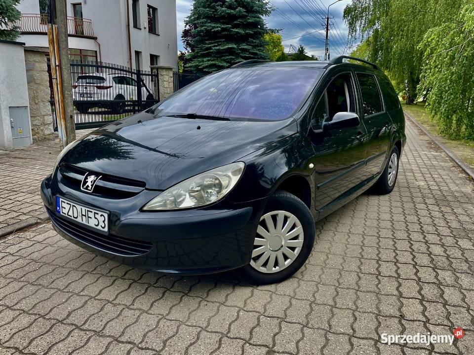 ŚlicznyZdrowyPeugot307Sw2003r20HDIHakMożZamiana 136KM łódzkie Zduńska Wola