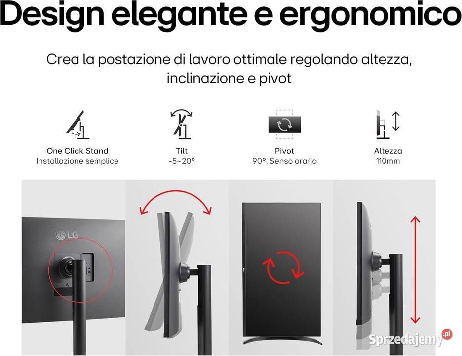 LG 32950 4K Monitor 32calowy idealny stan Monitory i projektory Warszawa