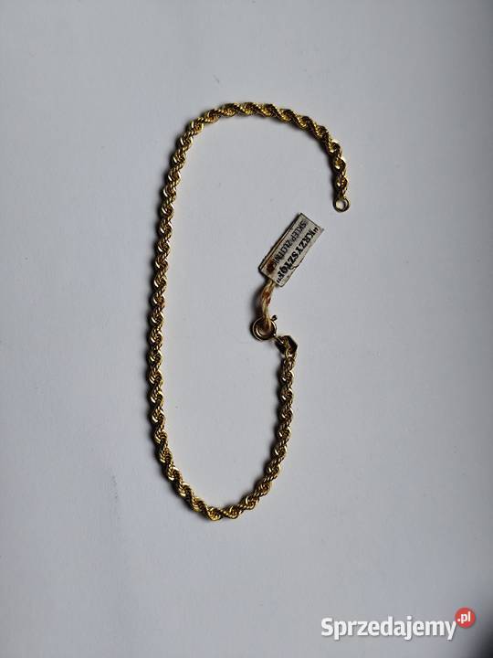 Złota bransoleta skrętka złoto Skarżysko-Kamienna