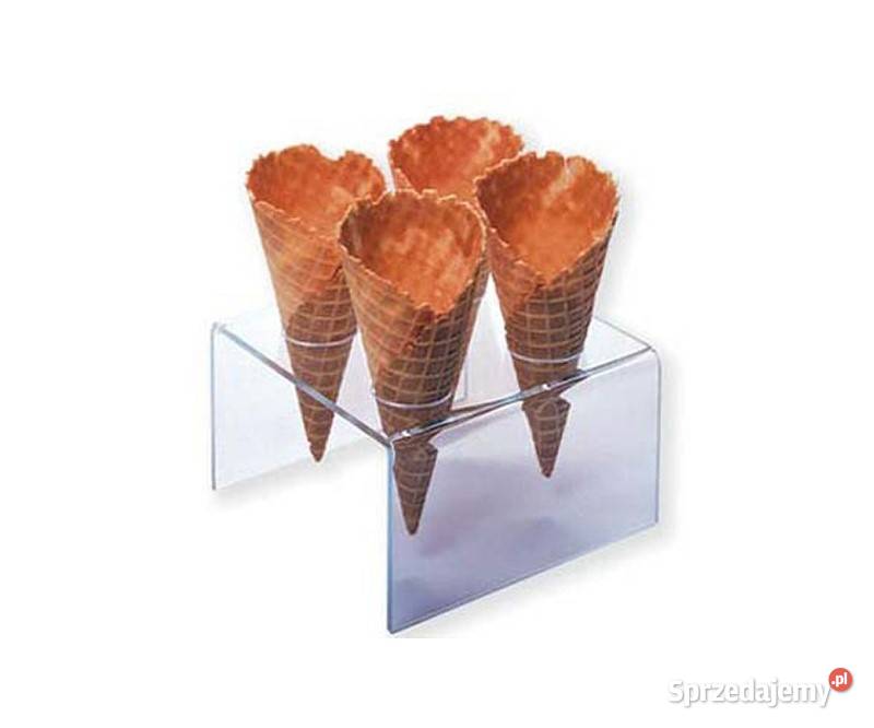 Stojak podajnik na wafle do lodów 4 otwory ICE Sandomierz sprzedam
