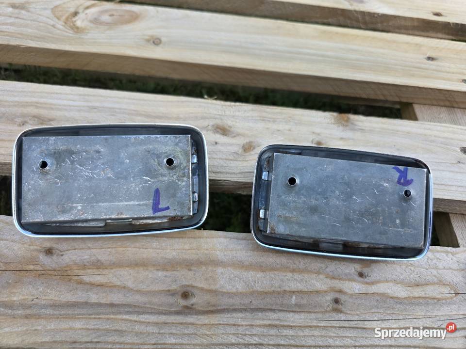 2x Popielniczka Drzwi Czarna Chrom Mercedes W108 Skawina