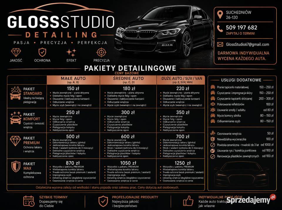Auto Detailing Suchedniów Korekta Lakieru