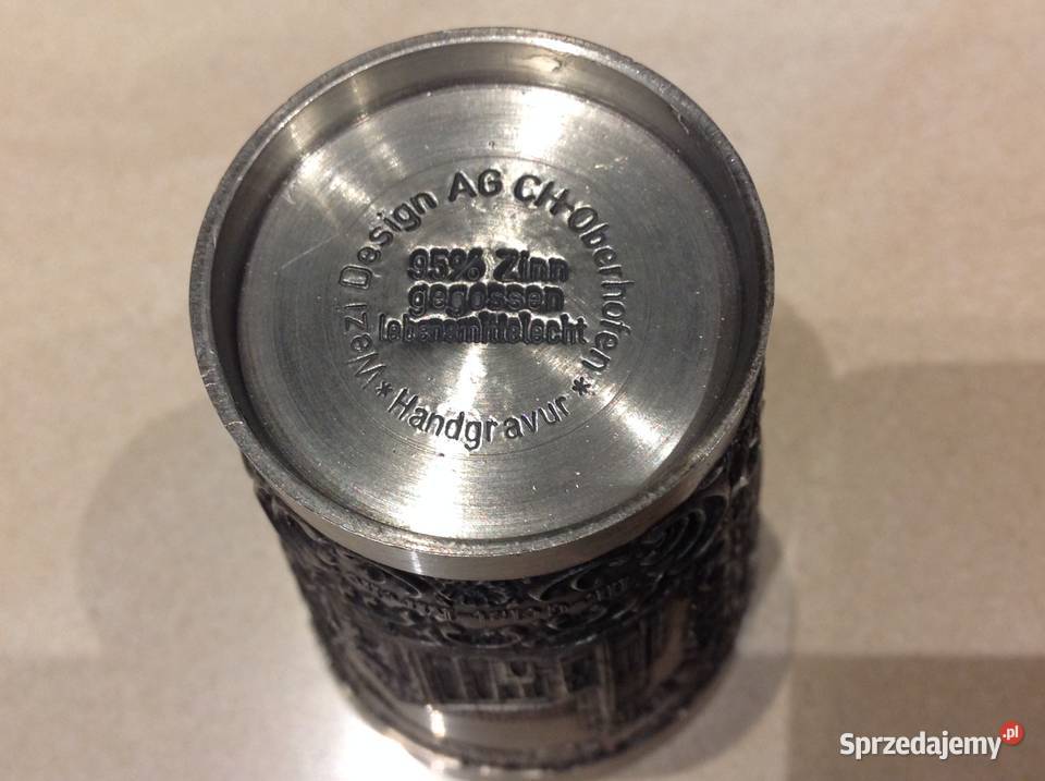 Stary Kielich Cynowy Sygnowany