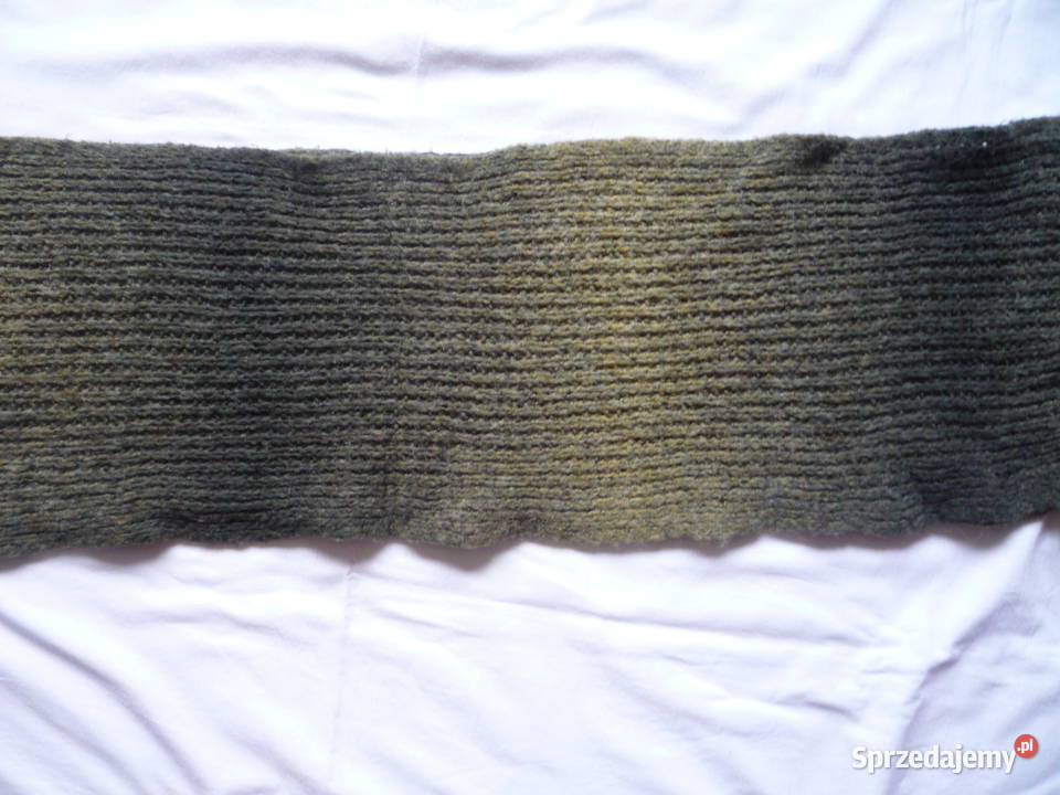 Reserved Długi Szal Szalik Zimowy Zielony Szczecin