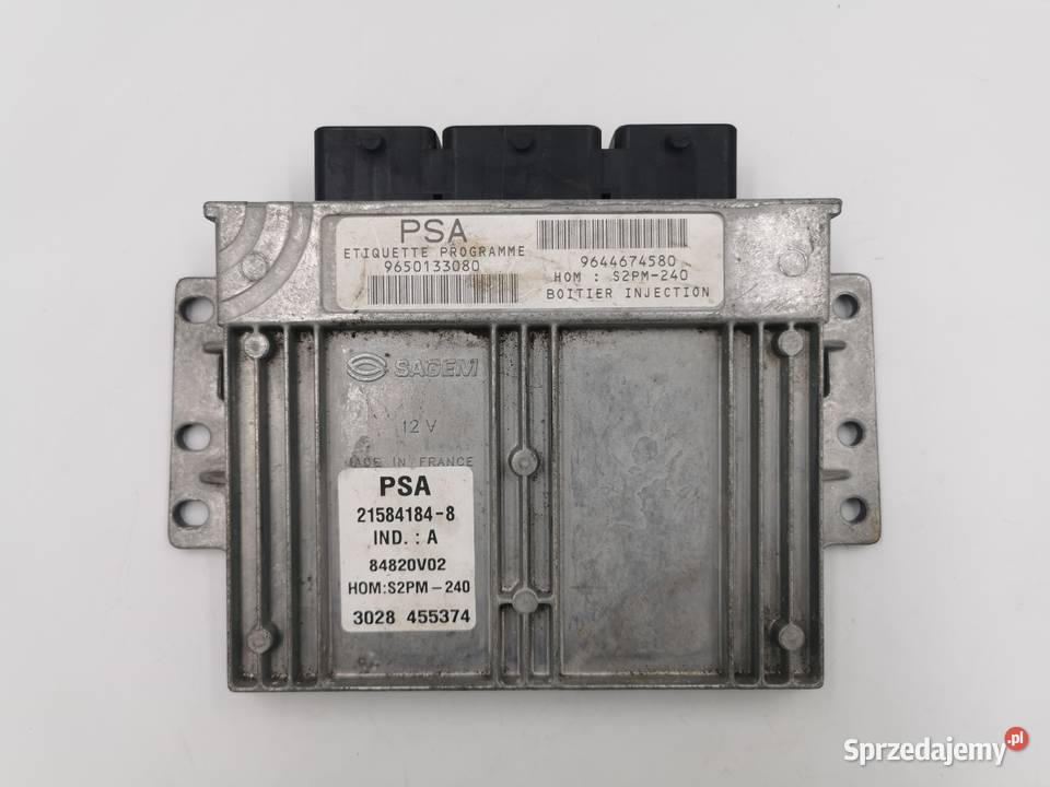 Sterownik Silnika Citroen C5 18 16v 9650133080 Wyszków