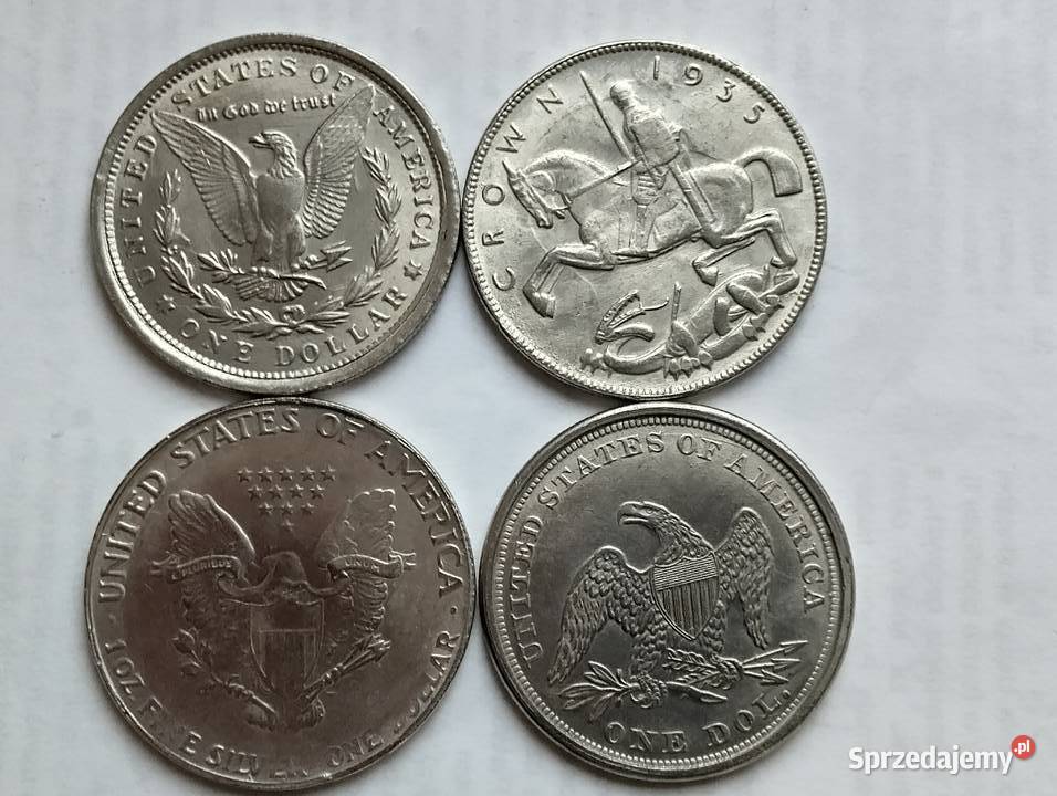 Monety kopie 4 sztuki Warszawa