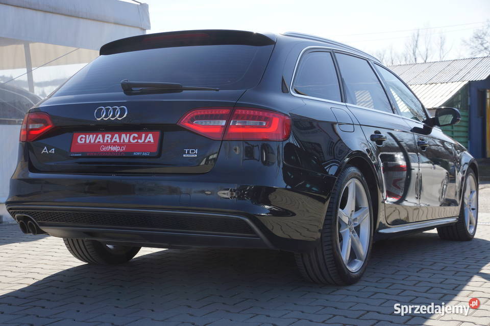 Audi A4 20 TDI CR 190 4x4 Lift SLine Biksenon wielofunkcyjna kierownica Nowy Sącz sprzedam