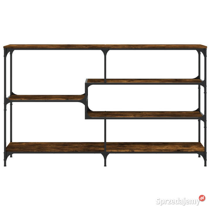 Stolik konsolowy przydymiony dąb 160x32x95 mazowieckie Warszawa