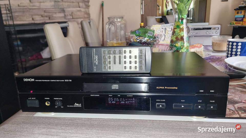 Odtwarzacz CD DENON DCD735 z pilotem Real 20Bit Warta