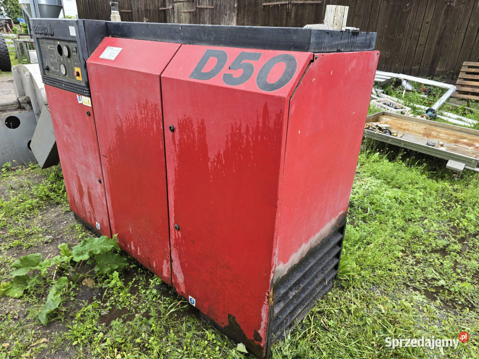 BEZ CENY MINIMALNEJ Kompresor śrubowy ECOAIR D50 Pozostałe mazowieckie Mława sprzedam