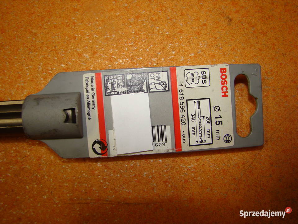 Wiertło SDS BOSCH fi 15 mm 200 x 340 mm Ref 1 Bielsko-Biała sprzedam