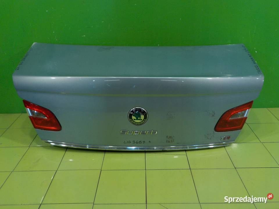 SKODA SUPERB II 20 TDI 13r HB 5D klapa tyl Suków