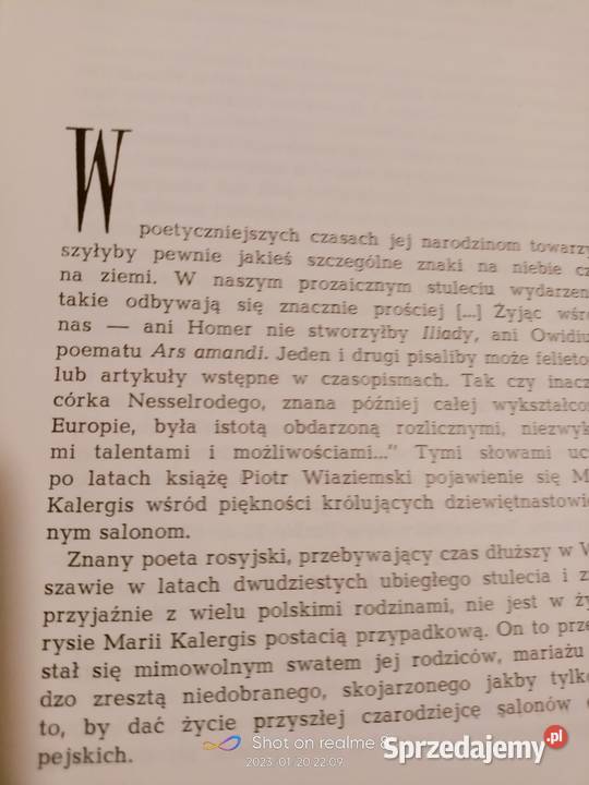 Maria Kalergis Szenic książki historyczne Warszawa