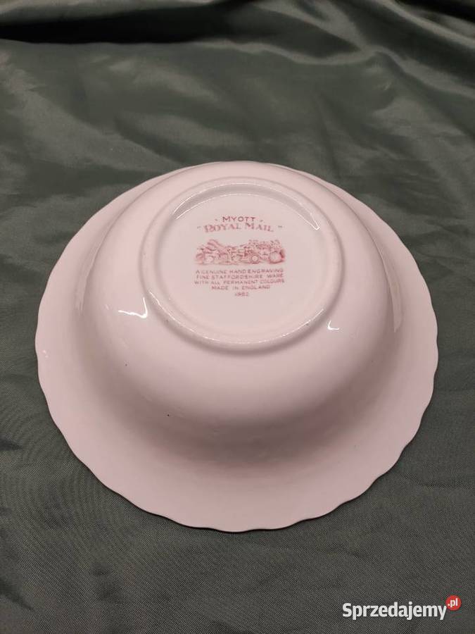 Talerz głęboki półmisek England 1982 Myott Royal Porcelana i szkło Głuchołazy