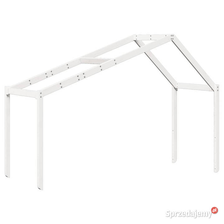 Daszek do łóżka dziecięcego biały 203x805x142 Warszawa