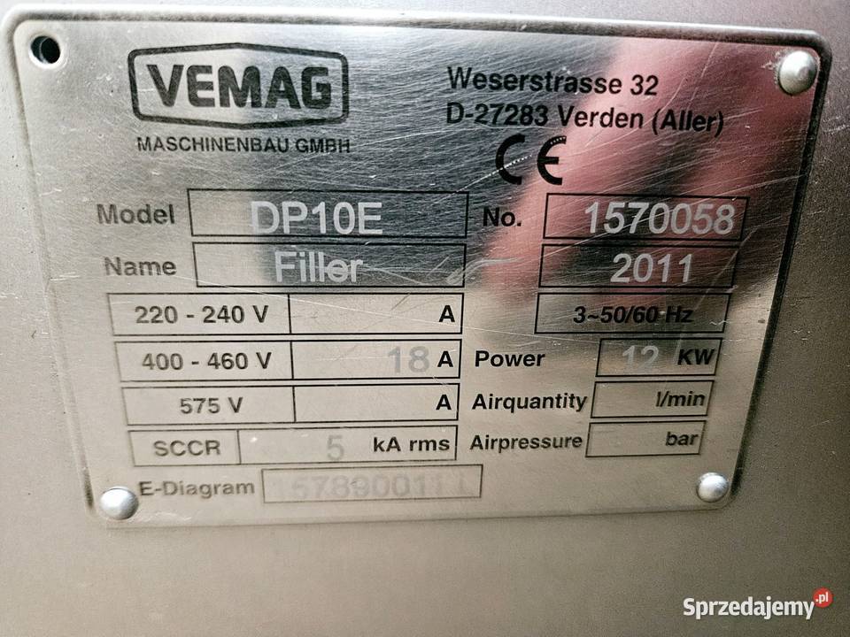 Linia do produkcji kiełbasy nadziewarka Krotoszyn