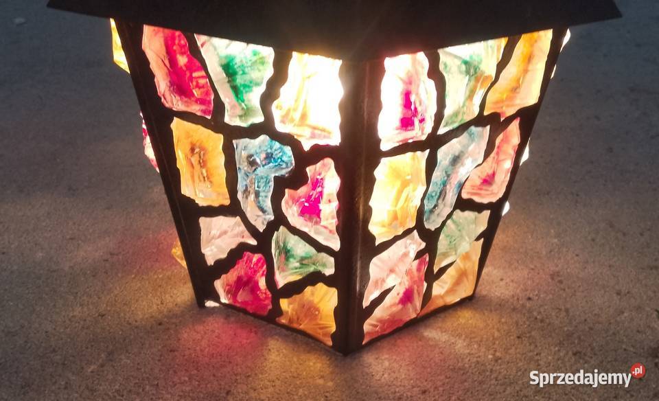 Stara lampa zewnętrzna kinkiet Augustów