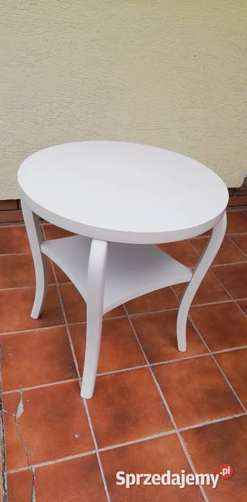 Stolik kawowy okolicznościowy stylowy beżowy Garwolin