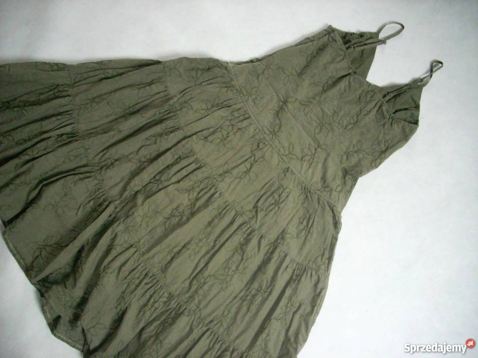 Inwear SUKIENKA hafty falbany khakiJ NOWA 36 S małopolskie Nowy Sącz