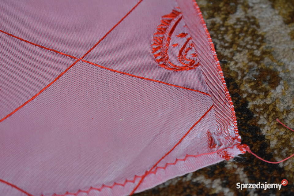 Tkanina dekoracyjna vintage PRL Warszawa