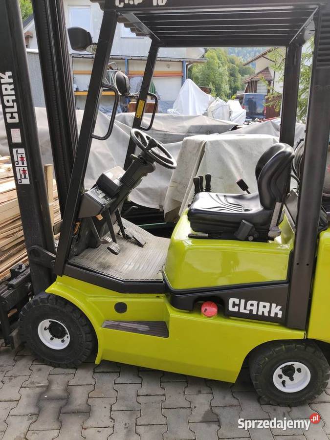 Wózek widłowy Clark 16 t przesuw z Niemiec LPG klimatyzacja Maków Podhalański