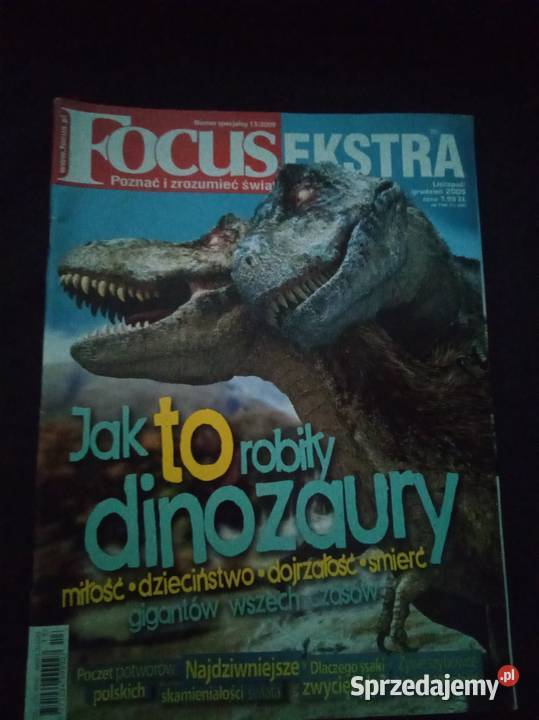 Focus 13 2009 to robiły dinozaury Warszawa sprzedam