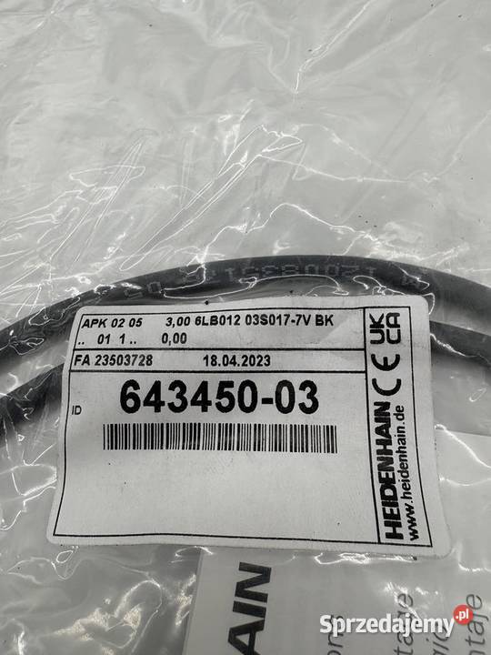 Heidenhain 64345003 Cable adapter mazowieckie Warszawa