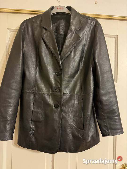 Marynarka damska S ze skóry naturalnej czarna Częstochowa