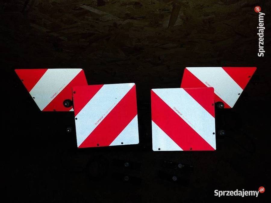 Tablice gabarytowe Komplet 4 sztuki pomorskie Bytów