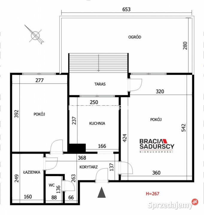 Mieszkanie 479m2 2 pokojowe Kraków dr Jana