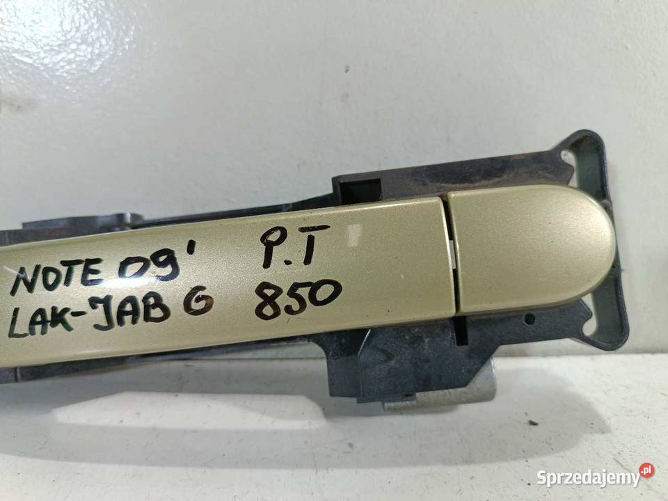 KLAMKA DRZWI PRAWY TYŁ JABG NISSAN NOTE E11 osobowe sprzedam