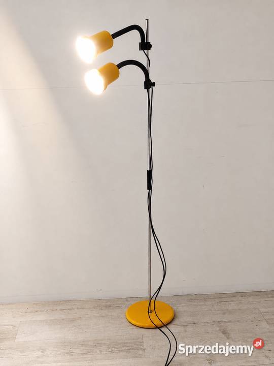 Ikona Designu PRL Space Age Lampa Podłogowa Poddębice