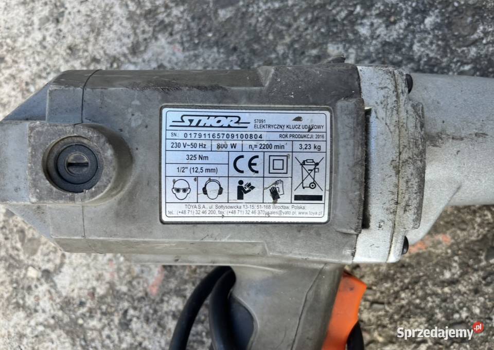 ELEKTRYCZNY KLUCZ UDAROWY 800W 325NM STHOR 57091 Klucze udarowe podkarpackie Jarosław