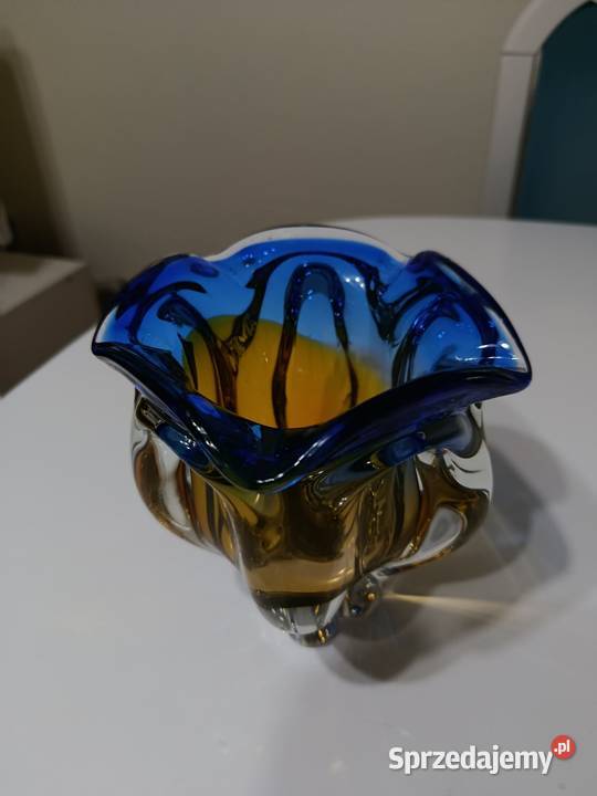 Paterka i wazon huty Chribska Czechoslowacja Warszawa sprzedam