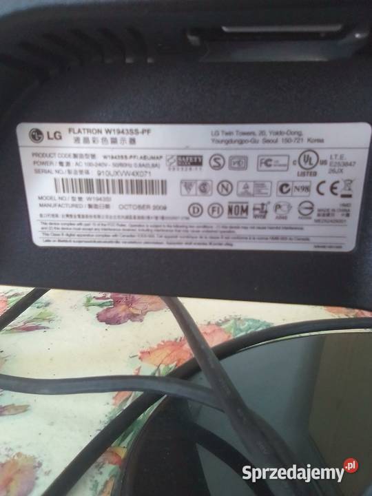 Monitor LG 19 Elektronika Goniądz