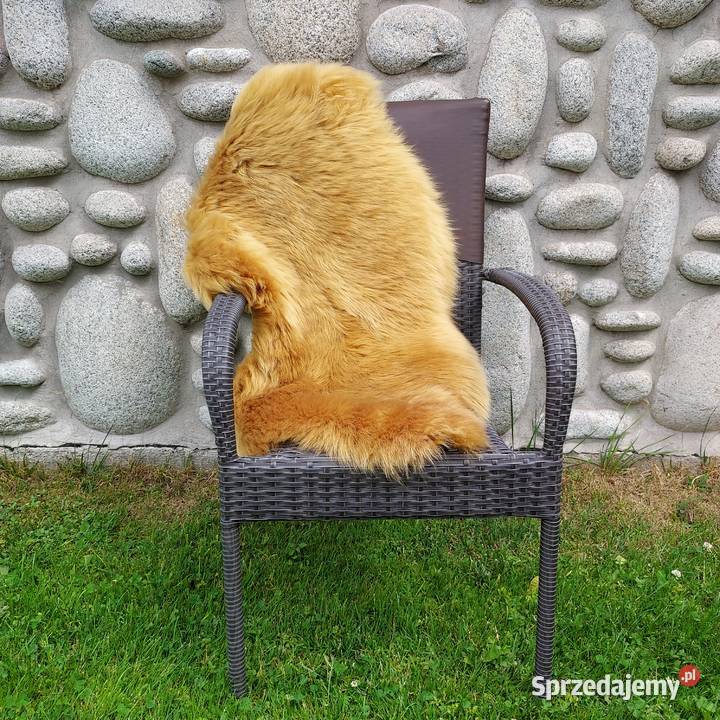 Skóra Owcza Naturalna Kolor Musztardowy Skóry Szaflary