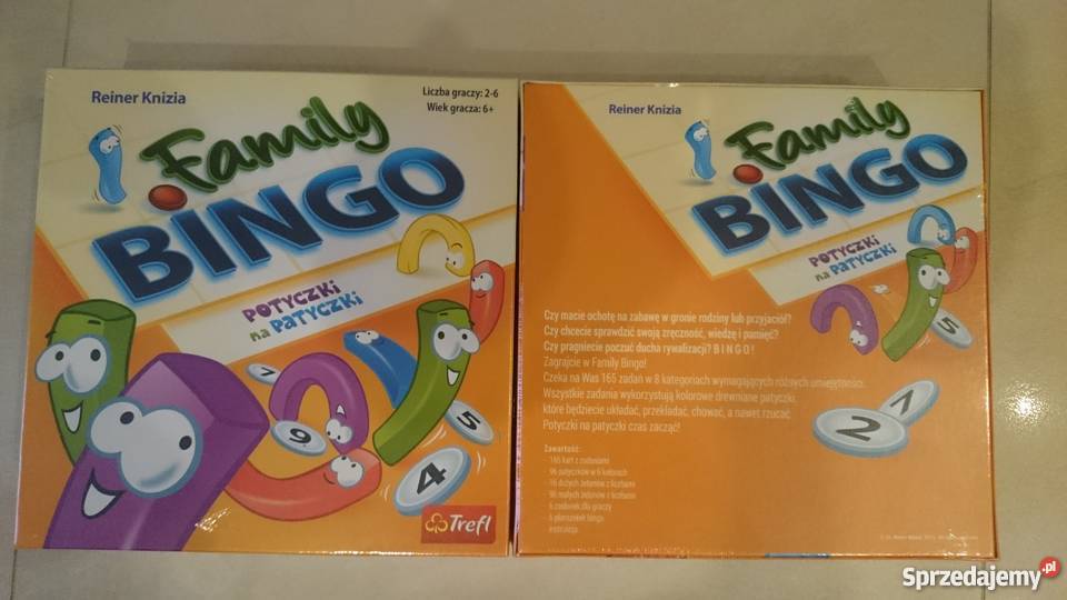 Wesoła gra rodzinna Trefl FAMILY BINGO POTYCZKI Kielce