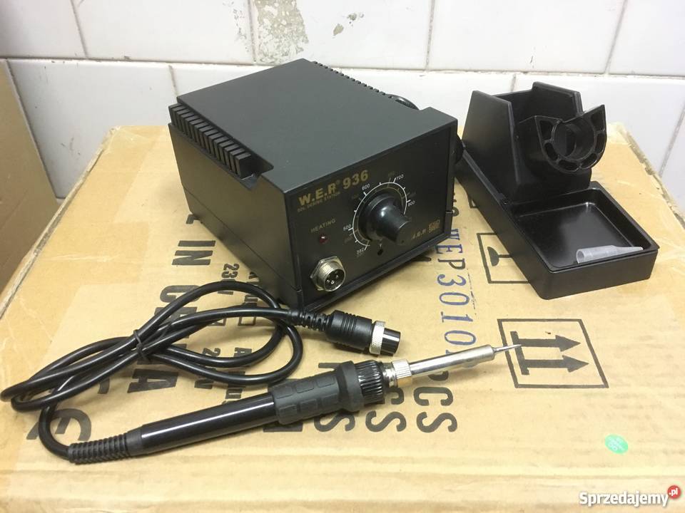 Stacja lutownicza grotowa WEP 936 60W 480C Zwrot Katowice