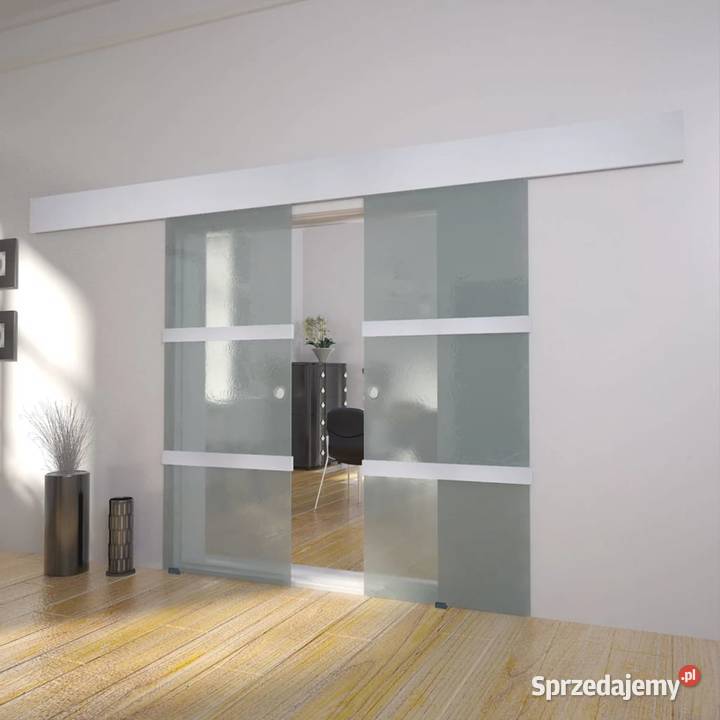 vidaXL Podwójne drzwi przesuwne szkłoSKU273735 Warszawa